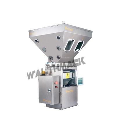 High precision gravimetric batch blender plastic raw material dosing unit mixing machine for injection machine